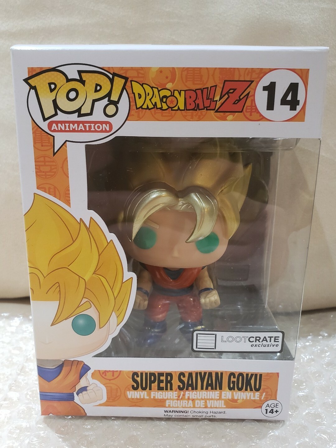 super saiyan goku metallic pop