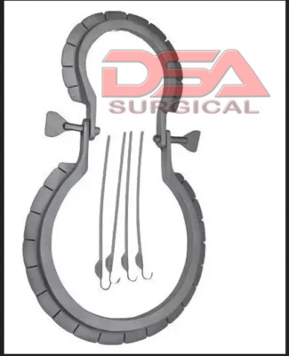 Lone Star Reusable Retractor with 10 elastic Stays