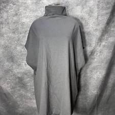 Kal Rieman Ponte Funnelneck Tunic Top Womens M Charcoal Oversized Lagom