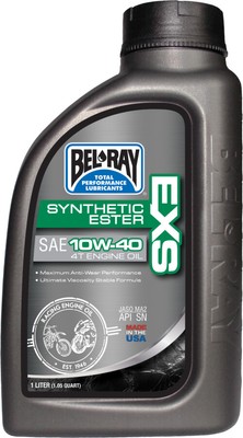 Bel-Ray EXS Synthetic Ester 4T Engine Oil - 99161-B1LW 1 liter 10W40 99161B1LW