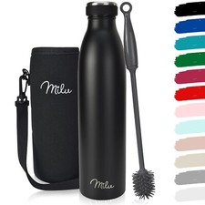 Milu Edelstahl Trinkflasche 350ml 500ml 750ml...