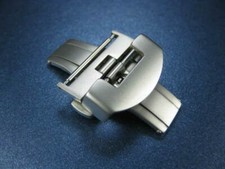 22mm Swiss 316L Stainless Deployment Buckle Clasp Titanium Finish for PANERAI