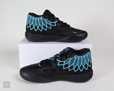シューズ(男性用) PUMA MB.01 BUZZ CITY Puma LaMelo Ball MB.01 Buzz City Black Basketball Shoes Mens Size