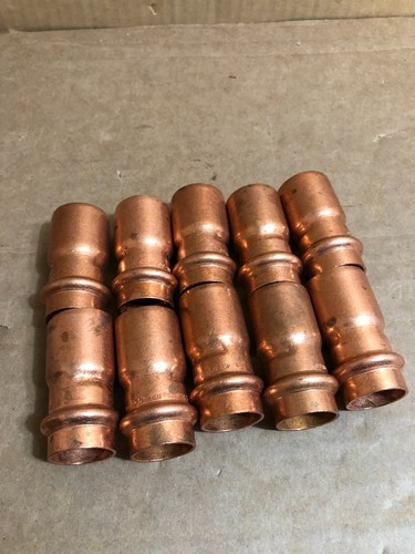 Apollo Press 10075148 818 1" x 3/4" Small Diameter Copper Reducer Bag of 10