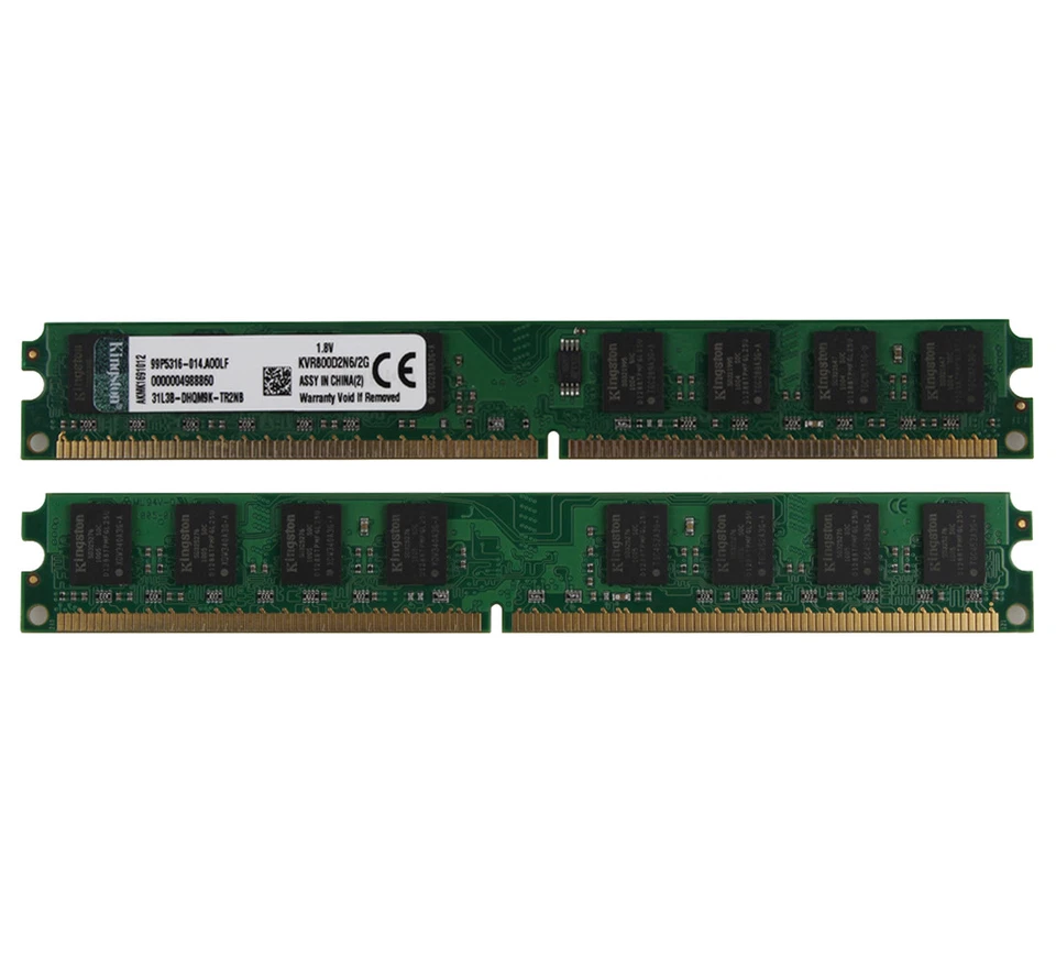 Kingston 20G 10X2GB 2Rx8 PC2-6400 DDR2 800Mhz 240Pin DIMM Memory RAM Desktop &U - Image 3 of 4