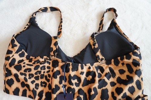 CITY CHIC Bathers Plus Size S / 16 One Piece Swimwear Swim Suit Leopard Print - Picture 17 of 19