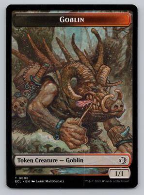 Goblin | Faerie - Double Sided Token NONFOIL - Lorwyn Eclipsed MTG