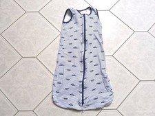 blau - weißer  dünner Poco  Plpano Schlafsack 90 cm