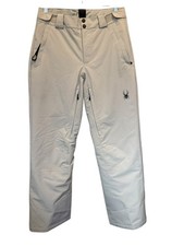Spyder Traction Pants Ski Snowboard Snowmobile Thinsulate Insulated Beige Small