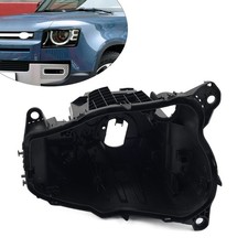 Front Black Headlight Bottom Base Case Housing For Land Rover Defender 2020-2023