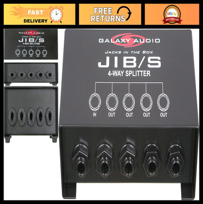 4-Way Audio Splitter for Headphones, Microphones & Speakers - High-Quality Sound
