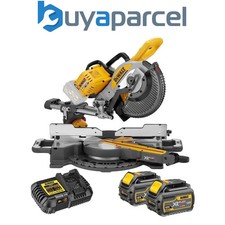 Dewalt DCS727T2 XR FlexVolt Slide Mitre Saw 250mm Double Bevel 54V 2 x 6.0Ah