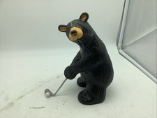 Bearfoots Bear by Jeff Fleming Figure Tiger 8246 W/Golf Club Playing Golf