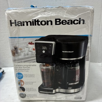Hamilton Beach 2-Way 12C Programmable Coffee Maker & Single Serve 47500J