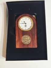 Vintage Puget Sound Naval Shipyard Bremerton Retired Employee Clock Brass Plaque