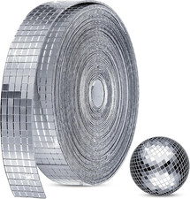 3000 Pcs Disco Ball Mirror Tiles Self Adhesive for Crafts 5 X 5 Mm Small Disco T