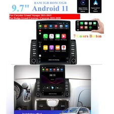 Radio stereo 9,7" Android 11 GSP Wifi per Chrysler Grand Voyager 2011-15 Carplay