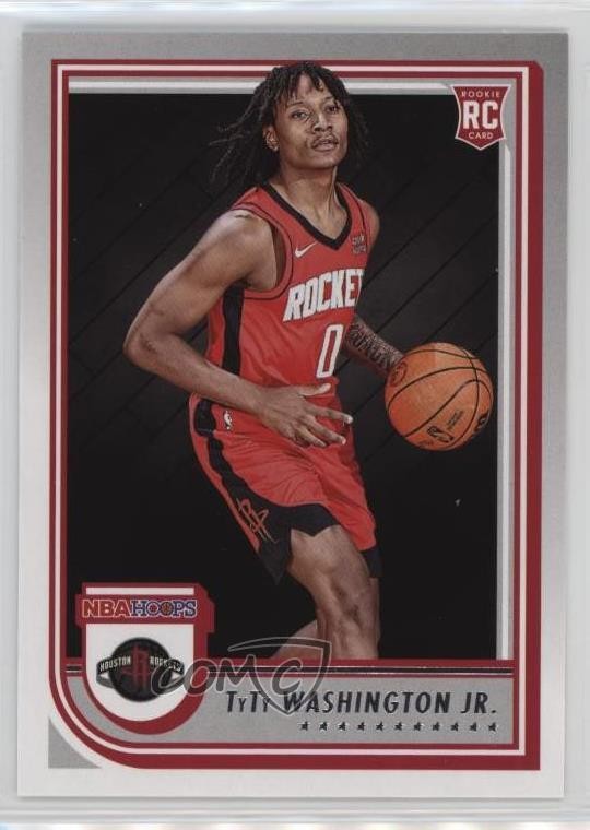 2022-23 Panini NBA Hoops Rookies TyTy Washington Jr #258 f5g
