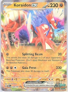 Koraidon ex 124/197 Obsidian Flames Double Rare Holo