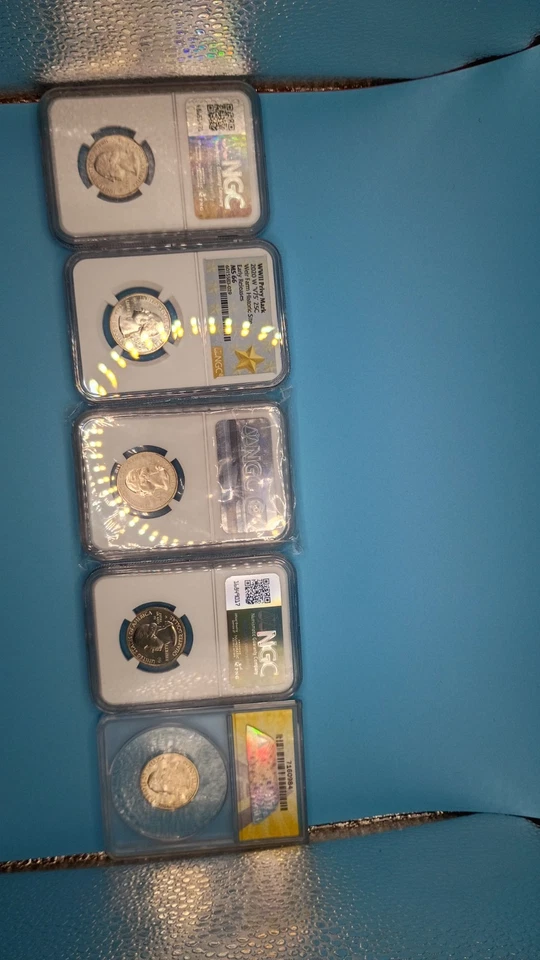 5 Coin Set of RARE 2020-W West Point Quarters-MS66 see Pictures Privy Mark As is - Image 3 of 4