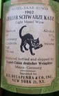 Vtg 1962 Zeller Schwarze Katz German Wine Btl Black Cat 3D Glass McKey Brooklyn — photo 10