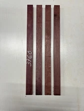 4 Pack, Purpleheart Thin Stock Lumber Wood Blanks 24"x 1-1/2"x 1" #3760