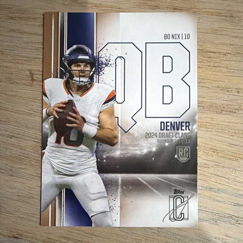 Topps 2024 Signature Class Rookies Bo Nix Bronze #100 Broncos Rookie