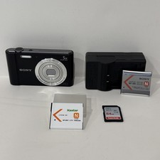 Sony Cyber-shot DSC-W800 Digital Camera 20.1 MP 5x Optical Zoom Black Auto Focus
