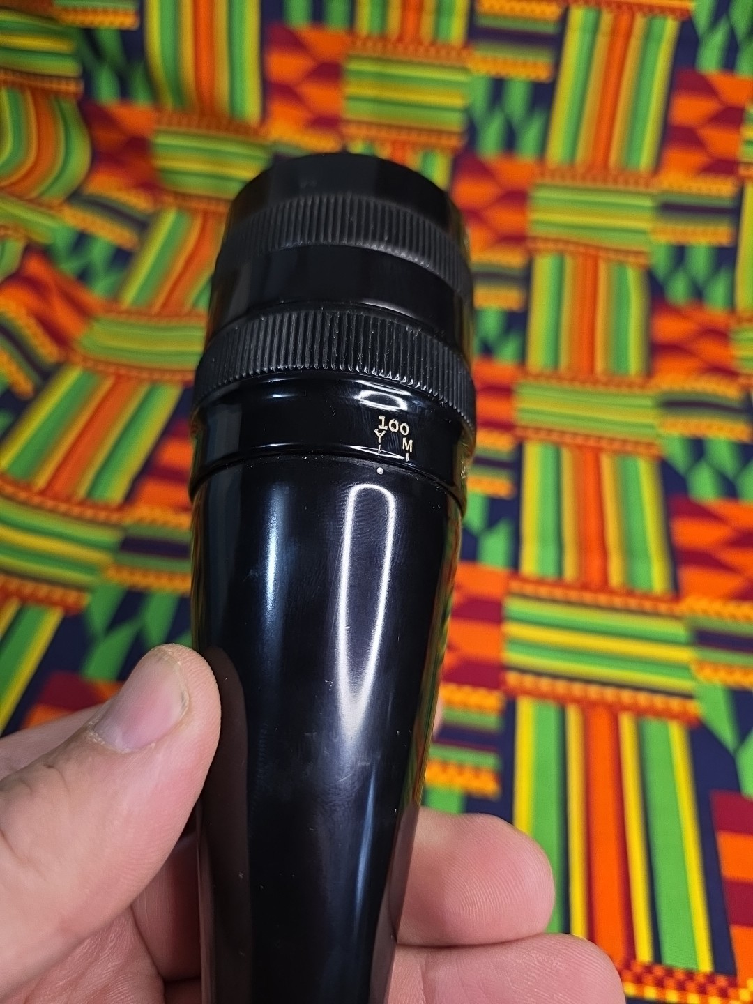 VINTAGE REDFIELD 6-18X ACCU-RANGE 600 GLOSS RIFLE SCOPE WITH AO TARGET RETICLE 