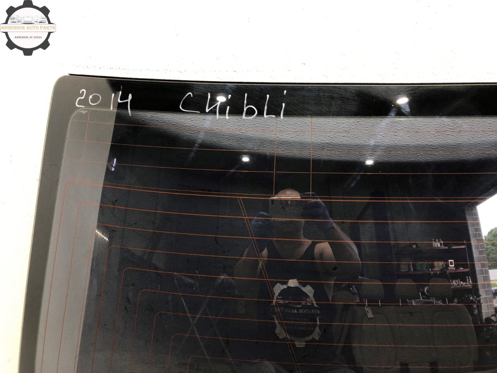 2014-2017 MASERATI GHIBLI REAR WINDSHIELD BACK GLASS OEM