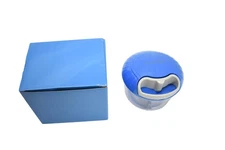 Prepology Manual Food Chopper Hand Pull Mini Vegetable Onion Garlic Dicer Blue