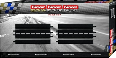 Carrera Evolution & Digital Slot Straight Track 1:24 NIB NEW 20601