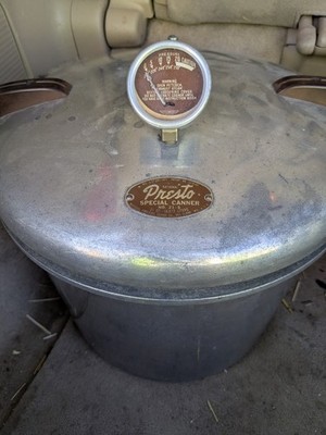 Presto Special Canner 21 Qt Stove Top Pressure Cooker/Canner w Gauge & Rack