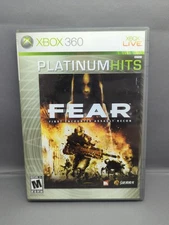 * Fear F.E.A.R. - Platinum Hits (Microsoft Xbox 360, 2006) Complete CIB