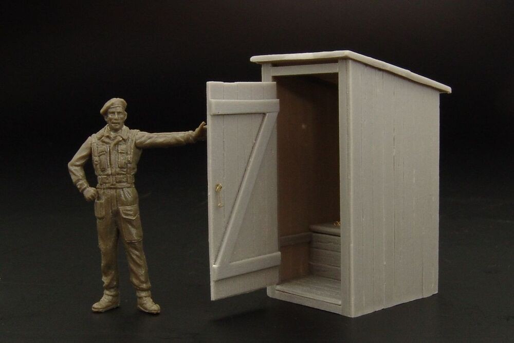 Hauler Models HLF48015 - 1:48 Latrine - Accessories