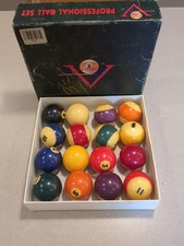 2-1/4" Full 16 Piece Pool Table Billiard Balls Pool Ball Set