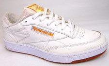 NEW Reebok Club C 85 White Leather Lifestyle Sneakers Men's Shoes Size 9.0 Med