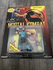 Mortal Kombat Sub-Zero Spring Action Ice Fist 1994 Vintage Movie Toy Hasbro READ