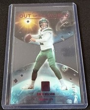 ZACH WILSON 2021 Clearly Donruss Out Of This World Red Foil /49 RC NY Jets 🏈🔥