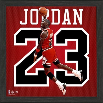 NBA MJ#23 Michael Jordan Impact Jersey Frame