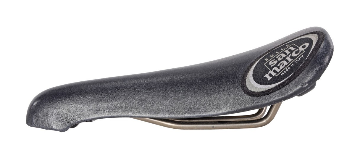 Selle San Marco Concor Light Titanium Rails Leather Saddle 130mm