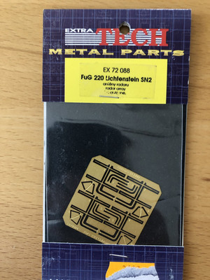 1/72 EXTRATECH Metal Parts FuG 220 Lichtenstein SN2  engine contruction kit