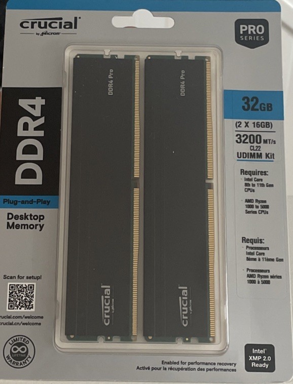 Buy Crucial CP2K16G4DFRA32A 32GB DDR4 Memory Module (2 x 16 GB