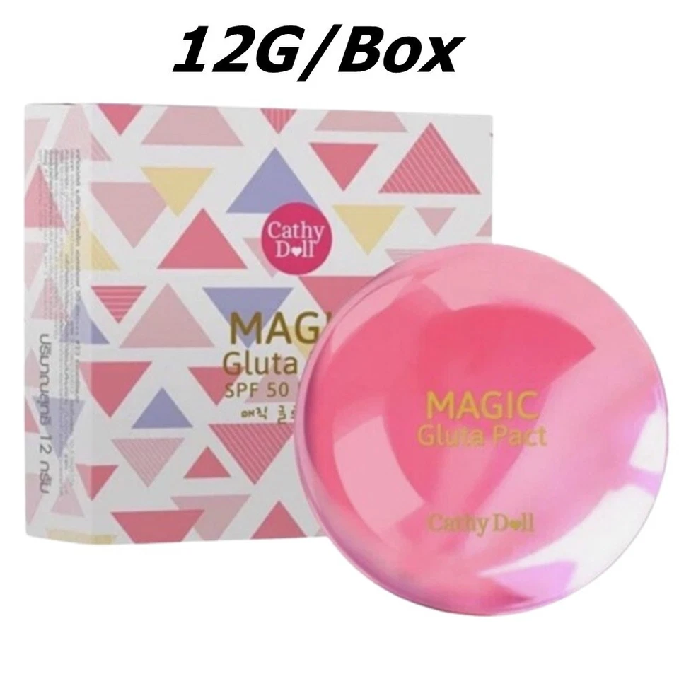 10X Powder Magic Face Glutathione SPF50 PA+++ Whitening Oil Control #21 Light Be - Image 2 of 4