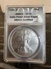 2016-W American Silver Eagle ANACS SP70 Satin Finish