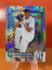 2025 Bowman Draft Chrome X-FRACTOR Carlos LaGrange New York Yankees ⭐️ #BDC-132