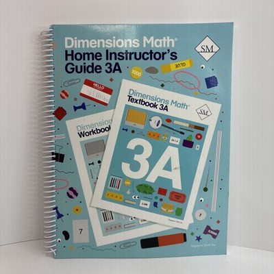 Dimensions Math Home Instructor's Guide 3A | Singapore Math Inc. - Good