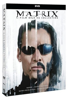4 DVD MATRIX + RELOADED + REVOLUTIONS + RESURRECTIONS Viereck komplette Serie