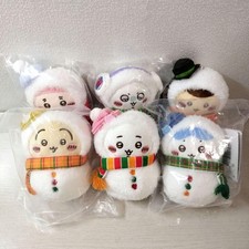 Chiikawa Set of 6 Plush Mascots - Hachiwari, Usagi, Momonga, Kurimanju