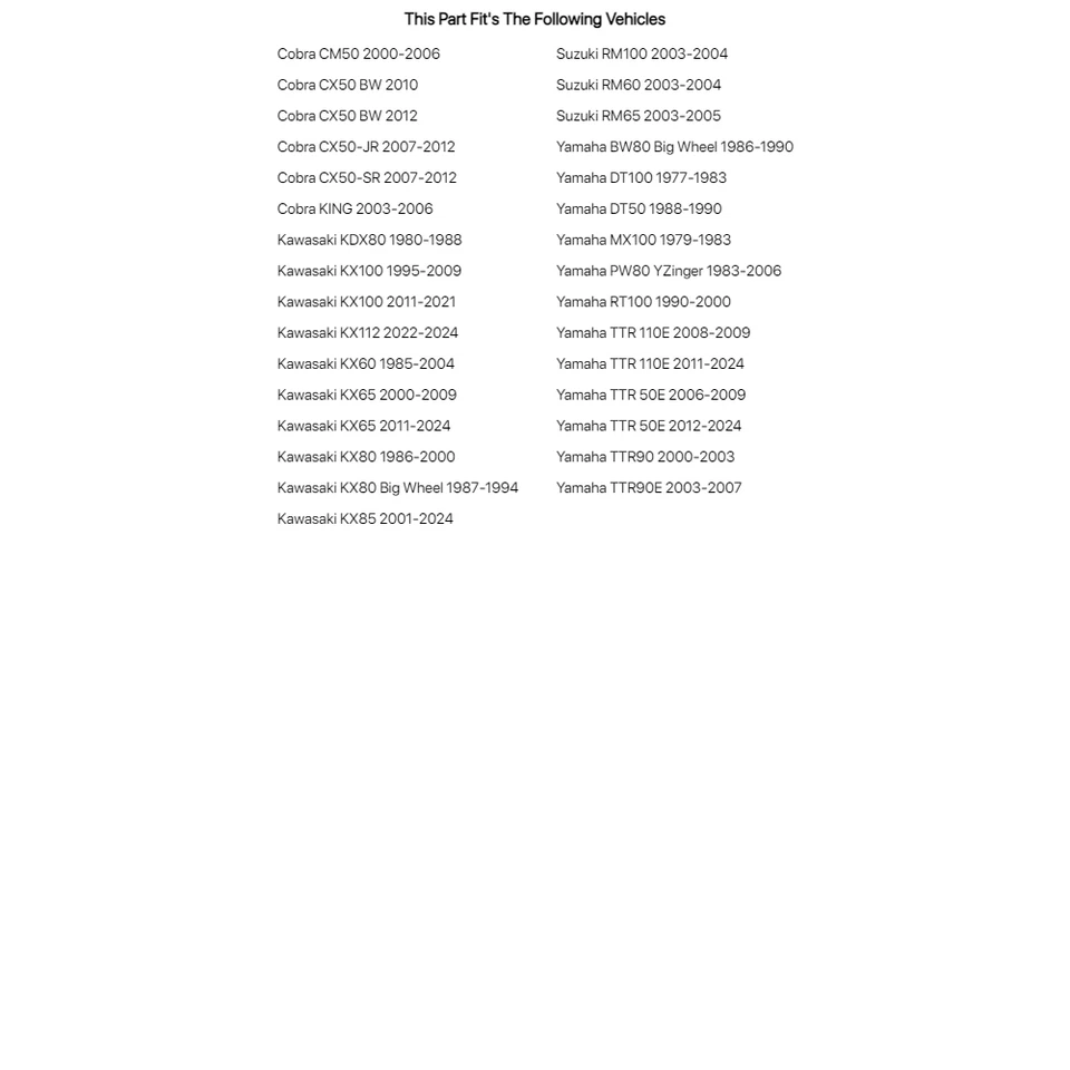 Roda dentada frontal de aço Vortex 420 13 dentes para YAMAHA DT100 1977-1983 - Imagem 3 de 3